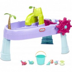 Mermaid Island Wavemaker Water Table with Five Unique Play Stations and Accessories Multicolor 38 Inch $92.55 Sandboxes & Bea...