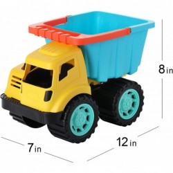 Beach Sand Toys Set with Dump Truck Toy Castle Bucket Shovel Dinosaur and Brick Molds in Drawstring Bag Outdoor Sandbox Toys ...