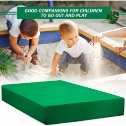 Sandbox Cover Sandpit Cover Drawstring Sandpit Pool Waterproof Tool Oxford Cloth Green Protection Cover Sandbox Canopy with 4...