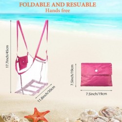 2 Pieces Mesh Toys Bag Mesh Beach Tote Large Beach Bags Portable Travel Mesh Bag (Pink Purple) $22.26 Sandboxes & Beach Toys