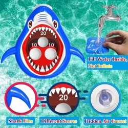 Pool Bean Bag Toss Games Inflatable Pool Toys Floating Shark Cornhole Board Games for Kids Adults Family Summer Pool Water Ou...