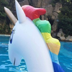 Baby Pool Float Unicorn Inflatable Swimming Pool Floating Toddler Water Toys Fun for 3 4 5 6 Year Old Boy Girl Kids Outdoor P...