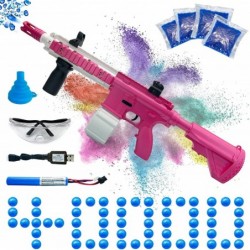 Electric Gel Ball Blaster High Speed Automatic Splatter Ball Blaster with 40000 Water Beads and Goggles Rechargeable Splatter...