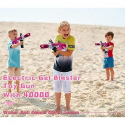 Electric Gel Ball Blaster High Speed Automatic Splatter Ball Blaster with 40000 Water Beads and Goggles Rechargeable Splatter...