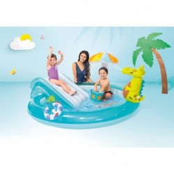 Gator Inflatable Play Center for Ages 2+ Blue $62.06 Swimming Pool & Outdoor Water Toys