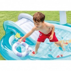 Gator Inflatable Play Center for Ages 2+ Blue $62.06 Swimming Pool & Outdoor Water Toys