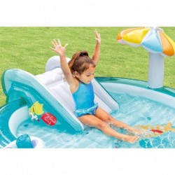 Gator Inflatable Play Center for Ages 2+ Blue $62.06 Swimming Pool & Outdoor Water Toys