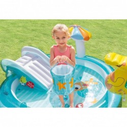 Gator Inflatable Play Center for Ages 2+ Blue $62.06 Swimming Pool & Outdoor Water Toys