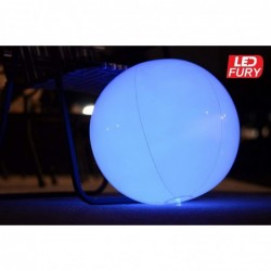 Large Floating and Inflatable LED Glow in The Dark Beach Ball Toy with Color Changing Lights | Great for Summer Parties Pool/...