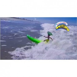 Wave Powered Mini-Surfer and Surfboard Toy - Sumatra Sam $33.81 Swimming Pool & Outdoor Water Toys