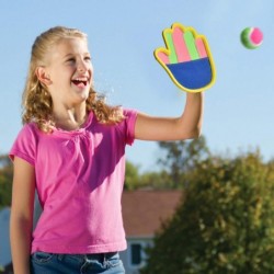 17 Pieces Sports Outdoor Games Set with Scoop Ball Toss Toss and Catch Games Tennis Racket Sports Toy Slingshot Rocket Copter...