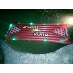 Splash Pong Inflatable Floating Beer Pong Table with LED Lights 2 Person Multi (PPI SPLTE) $73.58 Swimming Pool & Outdoor Wat...