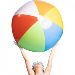 Giant Inflatable Beach Balls 42 Inch Large Pool Ball | Beach Summer Parties and Gifts Pool Balls for Swimming Pools | 2 Pack ...