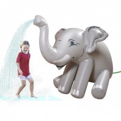 Giant Inflatable Elephant Party Sprinkler - 5 Feet Tall Yard Sprinkler for Kids Summer Fun Gray $68.70 Swimming Pool & Outdoo...