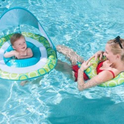 Mommy and Me Baby Spring Float with Canopy $58.13 Swimming Pool & Outdoor Water Toys