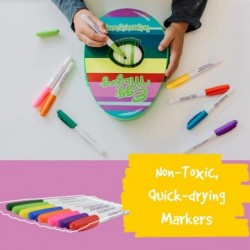 The EggMazing Easter Egg Mini Decorator Kit Arts and Crafts Set - Includes Egg Decorating Spinner and 6 Markers $44.06 Craft ...