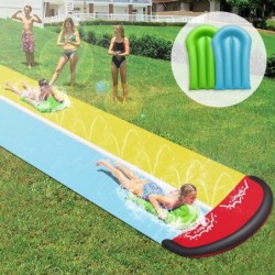 Lawn Water Slide for Kid and Adult - 20FT Long Giant Adult Water Slide for Outside with 2 Surfboards Water Slide for Backyard...