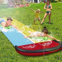 Lawn Water Slide for Kid and Adult - 20FT Long Giant Adult Water Slide for Outside with 2 Surfboards Water Slide for Backyard...