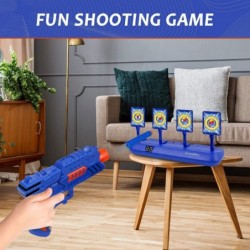 Digital Shooting Targets with Foam Dart Toy Shooting Blaster 4 Targets Auto Reset Electronic Scoring Toys Shooting Toys for A...