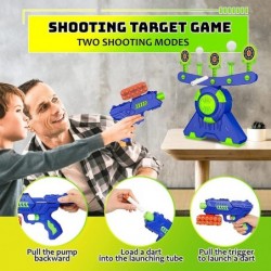 Shooting Games Toy Gift for Age 5 6 7 8 9 10+ Years Old Kids Glow in The Dark Boy Toy Floating Ball Targets with Foam Dart To...