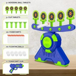 Shooting Games Toy Gift for Age 5 6 7 8 9 10+ Years Old Kids Glow in The Dark Boy Toy Floating Ball Targets with Foam Dart To...