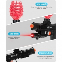 Electric Gel Water Ball Blaster Toy for Outdoor Activities Shooting Team Game Christmas Toy Gifts for Adult Kids Ages 3+ (Bla...