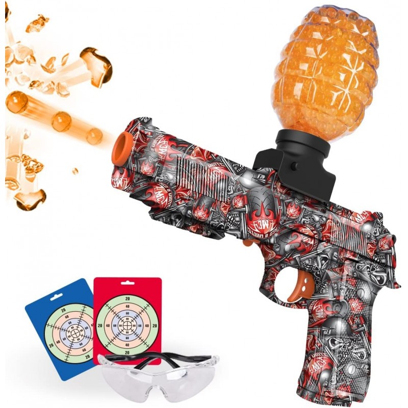 Electric M92 Gel Blaster Pistol Gun with 20000 Gel Ball Ammo Gel Shooter Outdoor Toy Gift for Boy and Girl $55.52 Toy Foam Bl...