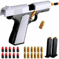 Soft Bullet Pistol Toy Gun with Shell Ejection Magazine Toy Foam Blaster for Kids $31.66 Toy Foam Blasters & Guns