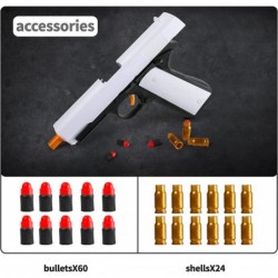 Soft Bullet Pistol Toy Gun with Shell Ejection Magazine Toy Foam Blaster for Kids $31.66 Toy Foam Blasters & Guns