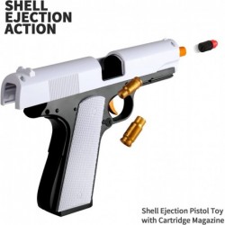 Soft Bullet Pistol Toy Gun with Shell Ejection Magazine Toy Foam Blaster for Kids $31.66 Toy Foam Blasters & Guns