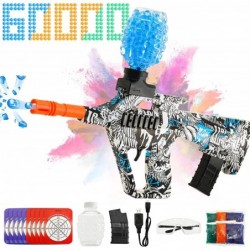 Gel Toy Blaster Automatic - Gel Toy Blaster with Target *10 and Goggles for Outdoor Team Games 12+ Birthday Gifts for Boys an...