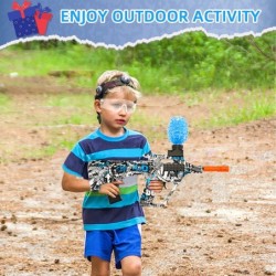 Gel Toy Blaster Automatic - Gel Toy Blaster with Target *10 and Goggles for Outdoor Team Games 12+ Birthday Gifts for Boys an...