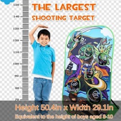 Zombie Shooting Targets for Nerf Guns - Kids Games Outdoor Toys for Boys Ages 4-8 6-12 Outside Indoor Blaster Gun Practice Pa...