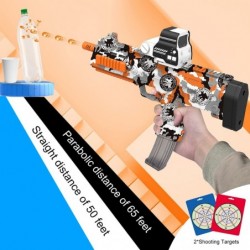 Electric Gel Ball Blaster Toys Gun with 30000pcs Splatter Ball New Styling MP7 Blaster Shooting Games Semi-Automatic Mode Sui...