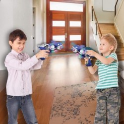 Light Up Super Spinning Shark Blaster Spinning LED and Cool Sound Effects 10.75” Light Up Toy Gun for Kids Batteries Included...