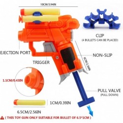 4 Pack Mini Foam Dart Toy Guns Foam Guns with 16 Small Size Foam Darts Sport Party Favors Spring Powered Gun Kit for Kids (4 ...