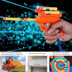 4 Pack Mini Foam Dart Toy Guns Foam Guns with 16 Small Size Foam Darts Sport Party Favors Spring Powered Gun Kit for Kids (4 ...