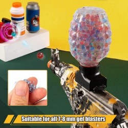 Gel Ball Blaster Ammo 50 000 Beads Works for Gel Blaster and Splatter Ball Gun Gel Gun Ammo Water Ball Beads Non-Toxic No Sta...