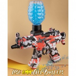 Electric Gel Ball Blaster MP-5 Automatic Ball Blaster with 5 000 Gel Balls and Goggles Gift for Kids Ages 12+ (Red) $45.42 To...