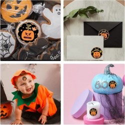 2 Roll of Halloween Stickers Cartoon Pumpkin Patterns Sticker for Kids Halloween Stickers Decor for Party Festival Decor Home...