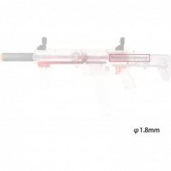 1.8 Slim Spring Metal Silver for Prophecy and Nexus Pro Modify Toy $22.92 Toy Foam Blasters & Guns