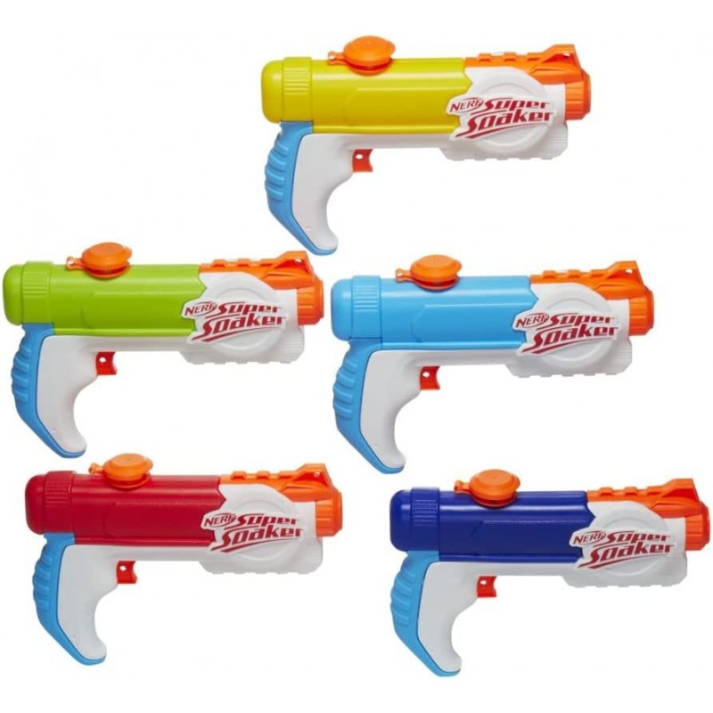 Nerf Super Soaker Piranha Multipack Includes 5 Piranha Water Blasters Each Tank Holds 6 Fl. Oz. Fun for Kids and Adults (Amaz...