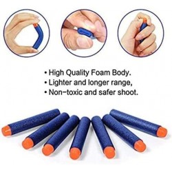 100 Pack Refill Darts Foam Bullets for Nerf War Gun Party for Nerf N-Strike Elite Series 10 Colors $17.90 Toy Foam Blasters &...