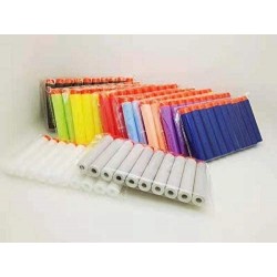 100 Pack Refill Darts Foam Bullets for Nerf War Gun Party for Nerf N-Strike Elite Series 10 Colors $17.90 Toy Foam Blasters &...