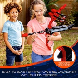 Rip Rocket Bow and Arrow Set - Rip Rocket Blaster Soft Foam Bow + Arrow Set - Indoor + Outdoor Play - Bow and (4) Foam Tip Ar...