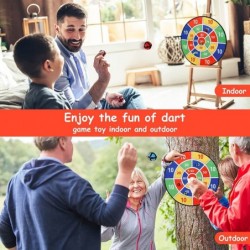 Dart Board for Kids Toys 26'' Double-Sided Safe Board Game with 12 Sticky Balls 2 Toy Guns 4 Dart Bullets Christmas Stocking ...