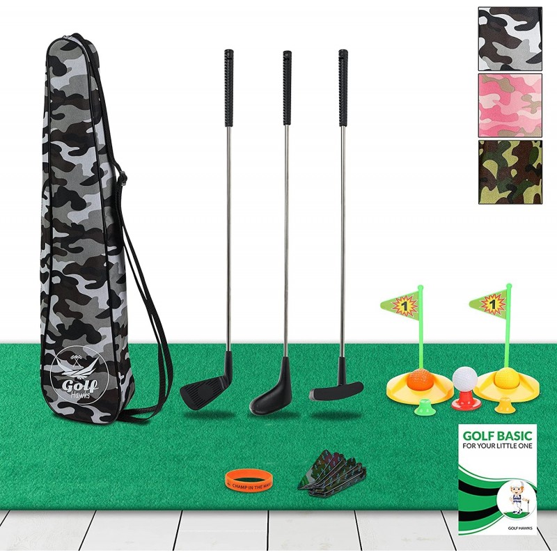 (Lab Tested) - Premium Kids Golf Clubs 3-5 - Kids Golf Set - Toy Golf Set - Toddler Golf Set - Golf Toys for Kids - Mini Golf...