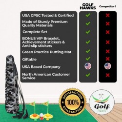 (Lab Tested) - Premium Kids Golf Clubs 3-5 - Kids Golf Set - Toy Golf Set - Toddler Golf Set - Golf Toys for Kids - Mini Golf...