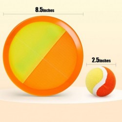 Toss and Catch Ball Game Set Indoor Outdoor Toy Paddle Ball Catch Set Backyard Game Lawn Summer Beach Toys for Kids Adults Fa...