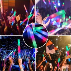 Bulk Glow Sticks LED Foam Sticks Valentine's Day Party Favors with 3 Modes Colorful Flashing Glow in the Dark Party Supplies ...